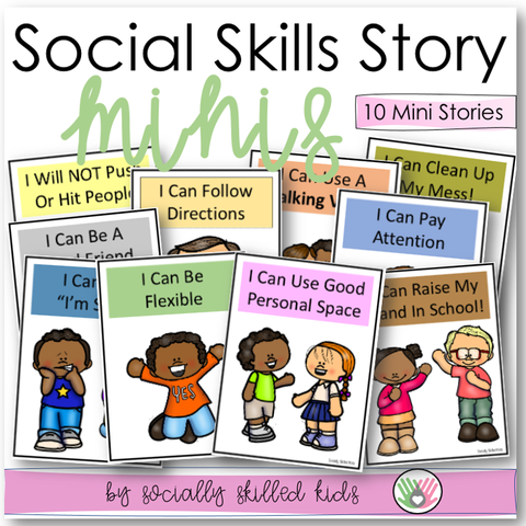 Back to School Social Stories for Making Friends, Following Directions, etc.