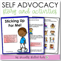 Sticking Up For Me! | Social Skills Story and Activities | For Boys K-2nd Grade