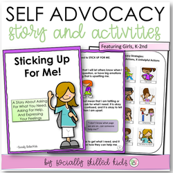 Sticking Up For Me! | Social Skills Story and Activities | For Girls
