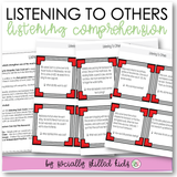 Listening to Others Task Cards | Social Skills, SEL Activities, Inference & Empathy Practice for Special Education