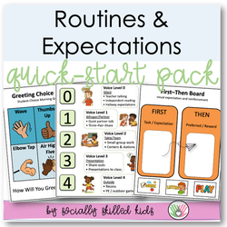 Following Routines and Expectations, Quick-Start Pack