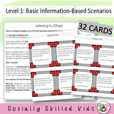Listening to Others Task Cards | Social Skills, SEL Activities, Inference & Empathy Practice for Special Education