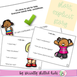 I Can Ask For Help | Social Skills Story | For Girls Pre-K (Copy)