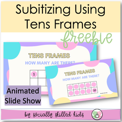 Subitizing To 10 PowerPoint Activity | Interactive Math Activity for Pre-K & Kindergarten or Special Education