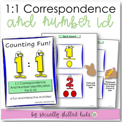 1:1 Correspondence and Number Identification