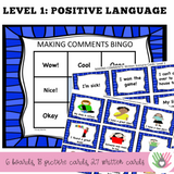 Making Comments BINGO! | Social Skills Activity For K-5th