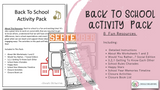 Back To School Activity Pack