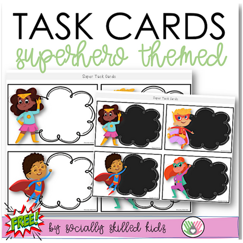 Super Task Cards | Freebie