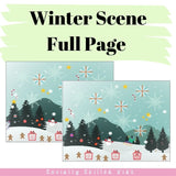 Winter and Summer Scenes  | What's Different? | Freebie