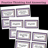 ANSWERING NEGATIVE QUESTIONS | Task Cards | For Elementary