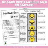 Positive Emotions Scales | Freebie