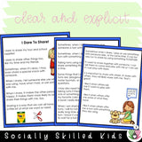 I Dare To Share! | Social Skills Story and Activities|