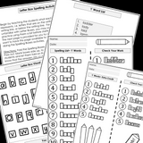 Modified Spelling Activities | Featuring 'l' Words | For 4th Grade