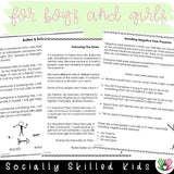 Social Scripts For Older Kids | 10 One Page Stories