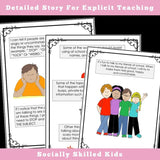 Words And Topics To Avoid Using At School | Social Skills Story & Activities