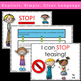 I Can STOP Teasing | Social Skills Story and Activities | For K-2nd