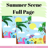 Winter and Summer Scenes  | What's Different? | Freebie