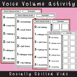 Voice Volume and Tone Of Voice | Differentiated Social Skills Activities For K-5th Grade