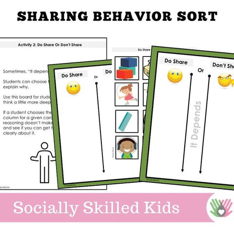 SHARING | Lesson Plans and Activities For K-2nd – Socially Skilled Kids