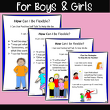 I Can Be Flexible! |  Social Skills Story & Activities For K-2nd Boys and Girls