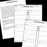 Modified Spelling Activities | Featuring 'k' Words | For 4th Grade