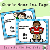 It's Okay To Make Mistakes -Social Skills Story and Activities - Featuring Boys