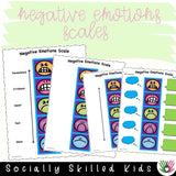 Emotions Scales with Activities | Positive And Negative | Smiley Face Theme