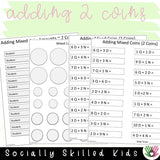 Adding Coin Values | Worksheets For Automaticity