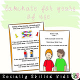 I Can Stop Blurting | Social Skills Story and Activities | For Boys K-2nd Grade
