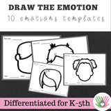 Emotions I.D Activities || For K-5th