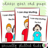 I Can Stop Blurting | Social Skills Story and Activities | For Boys and Girls K-2nd Grade