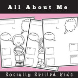 ALL ABOUT ME and my friends | Social Skills Story & Activities