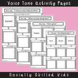 Voice Volume and Tone Of Voice | Differentiated Social Skills Activities For K-5th Grade