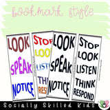 Conversation Skills | Visual Supports | Jobs of the Speaker and Listener