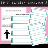 Social Skills Stories And Activities | Pack 7 | Coping Strategies | For 3rd-5th Grade
