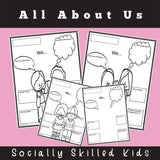 ALL ABOUT ME and my friends | Social Skills Story & Activities
