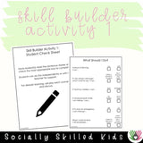 I Can Stop Blurting | Social Skills Story and Activities | For Boys K-2nd Grade