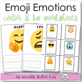 Emoji Emotions Worksheets