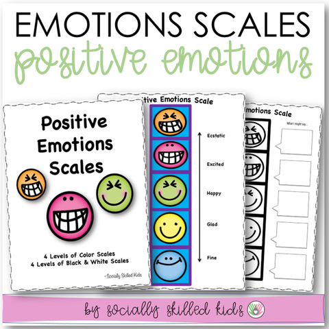 Positive Emotions Scales | Smiley Face Themed