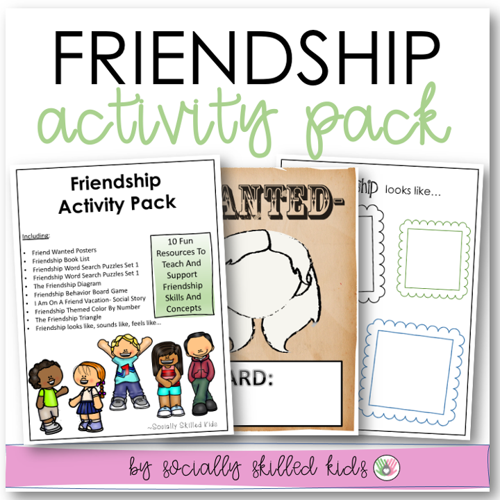 'Friendship' Activity Pack – Socially Skilled Kids