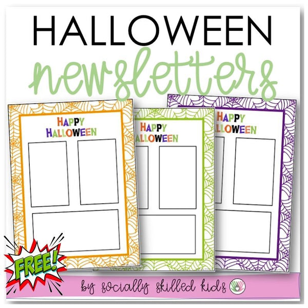 Halloween Newsletters | Editable | Freebie