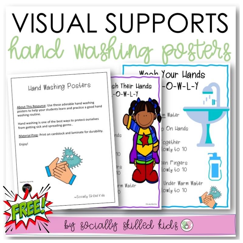Hand Washing Posters For Kids