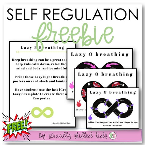 Lazy Eight Breathing Posters | Freebie