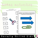 Negative Emotions Scales With Activities | Smiley Faces Themed