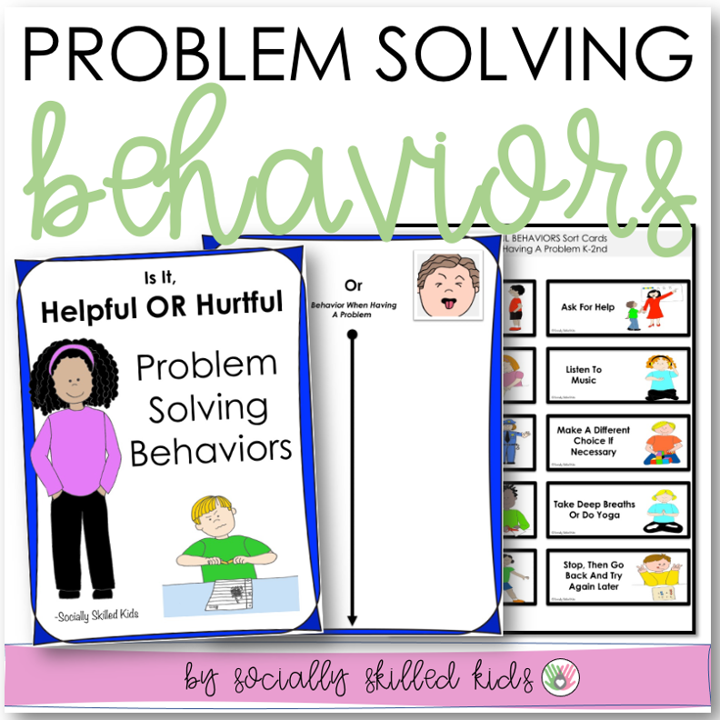 Behavioural Problem Solving Problem Solving Behaviors | Differentiated Activities For K-5th ...