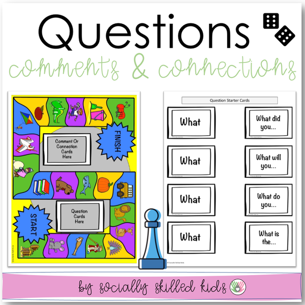 Questions, Comments, and Connections | Differentiated Board Games | For K-5