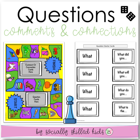 Questions, Comments, and Connections | Differentiated Board Games | For K-5