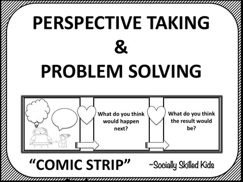 Comic Style Problem Statement PERSPECTIVE TAKING and PROBLEM SOLVING Activity | Comic Strip Style ...