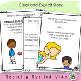 My Personal Space Rules | Social Skills Story and Activities | For K-2nd