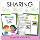 SHARING  | Lesson Plans and Activities For K-2nd